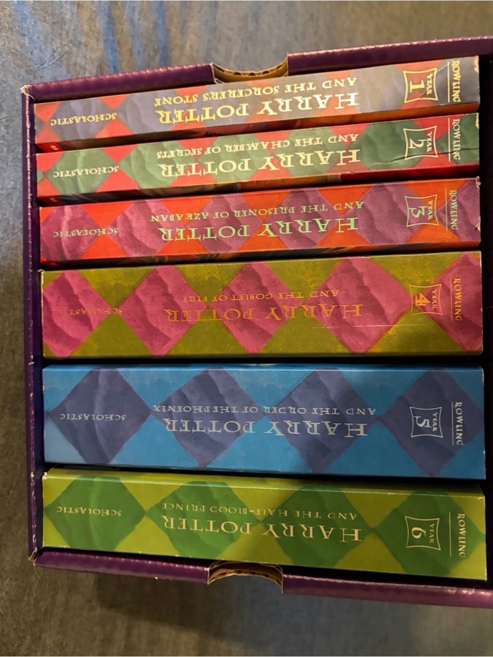 Harry Potter Complete Boxed Set, Paperback Books 1-6